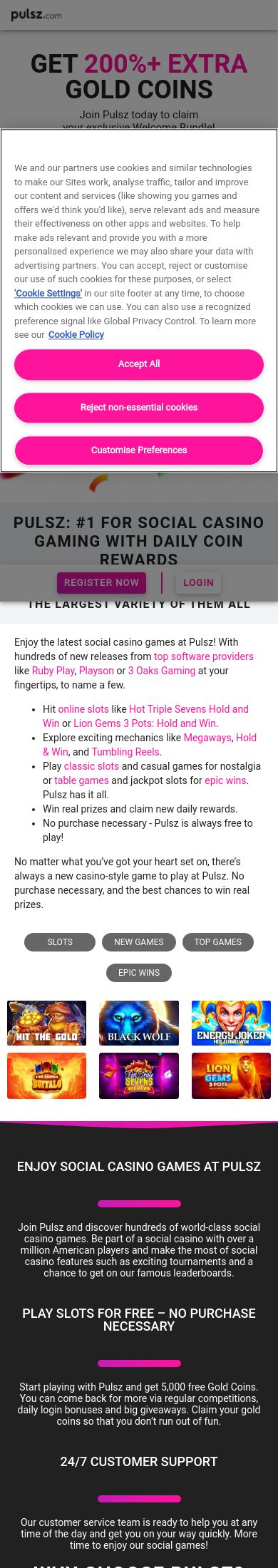 Pulsz mobile screenshot